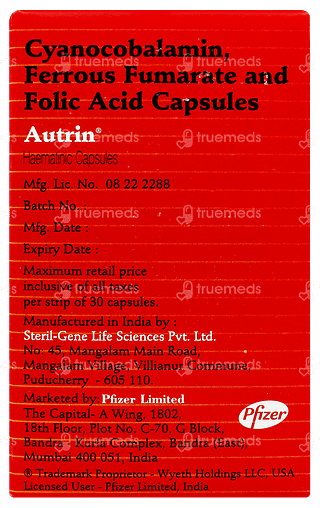 Autrin Capsule 30