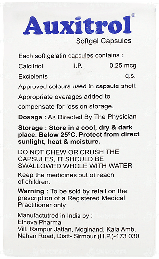 Auxitrol Capsule 10