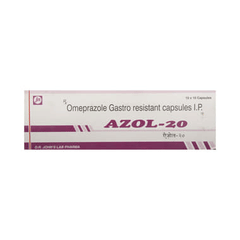 Azol 20 MG Capsule 10