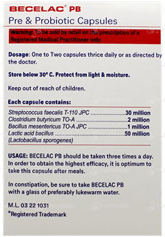 Becelac Pb Capsule 10