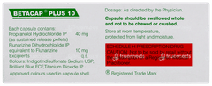 Betacap Plus 10 Capsule 10