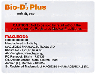 Bio D3 Plus Capsule 15