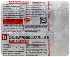 Biophenicol 250 Capsule 10 Biophenicol 250 Capsule 10