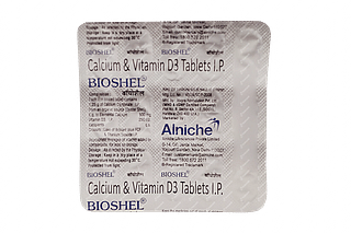 Bioshel 500 Mg/250iu Tablet 15