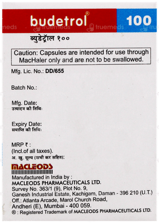 Budetrol 100 Capsule 30