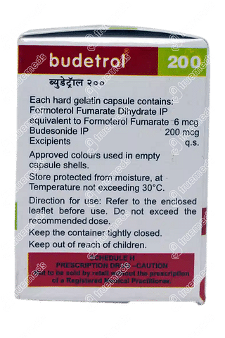 Budetrol 6/200 MCG Capsule 30