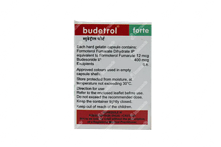 Budetrol Forte 12/400 MCG Capsule 30