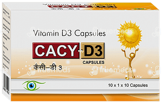 Cacy D3 2000 IU Capsule 10