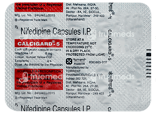 Calcigard 5 MG Capsule 10