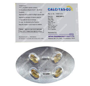 Calcitas D3 60000 IU Capsule 4