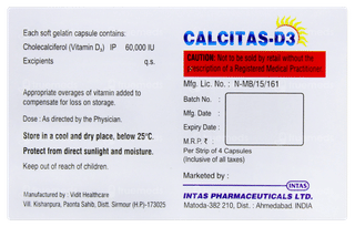 Calcitas D3 Capsule 4