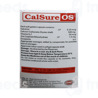 Calsureos 500/2.5/7.5 MG Capsule 10