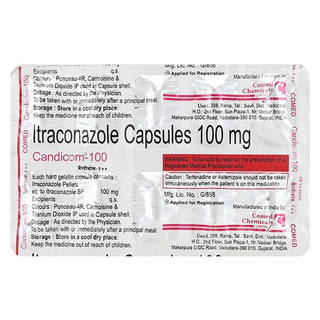Candicom 100 Mg Capsule 10