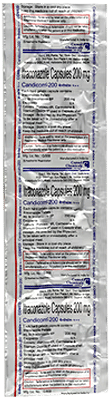 Candicom 200 MG Capsule 10