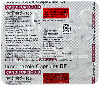 Candiforce 100 MG Capsule 10