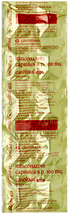 Canditral 100 Capsule 10