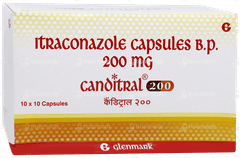 Canditral 200 Capsule 10