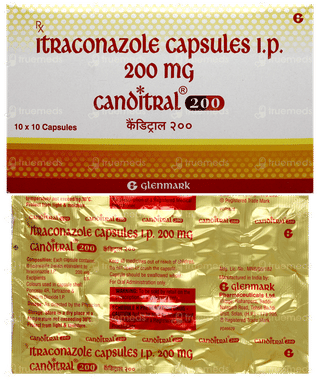 Canditral 200 Capsule 10