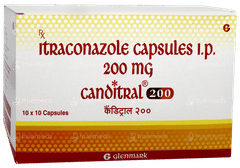 Canditral 200 Capsule 10 Canditral 200 Capsule 10