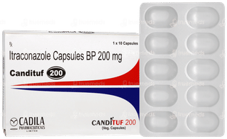 Candituf 200 Capsule 10