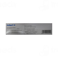 Cardiopril 10 Capsule 10