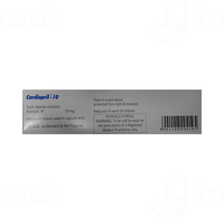 Cardiopril 10 Capsule 10