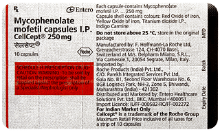 Cellcept 250mg Capsule 10