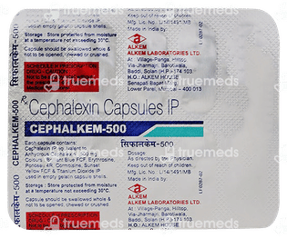 Cephalkem 500 MG | Order Cephalkem 500 MG Capsule Online at Truemeds
