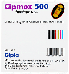 Cipmox 500 Capsule 15