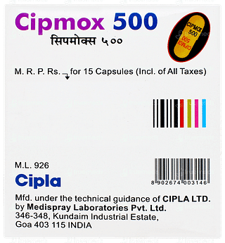 Cipmox 500 Capsule 15