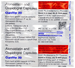 Clavilip 20 Capsule 15