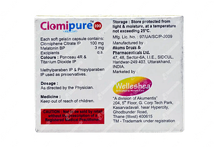 Clomipure 100 Capsule 5