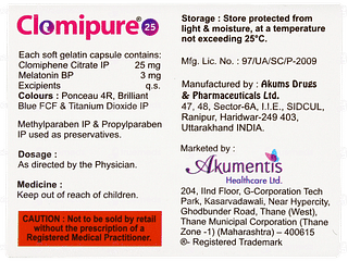 Clomipure 25 Capsule 5