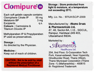 Clomipure 50 Capsule 5