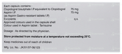 Clopitab A 75 Capsule 15