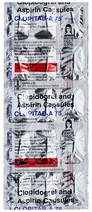 Clopitab A 75 Capsule 15