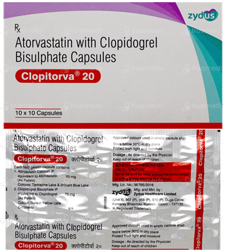 Clopitorva 20 Capsule 10