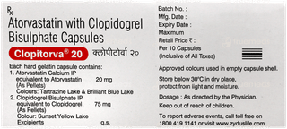 Clopitorva 20 Capsule 10