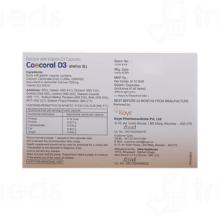 Coecoral D3 Capsule 10