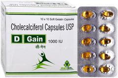 D Gain 1000Iu Capsule 10