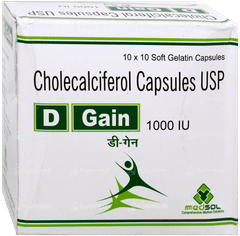 D Gain 1000Iu Capsule 10