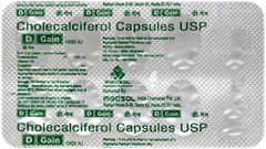 D Gain 1000Iu Capsule 10