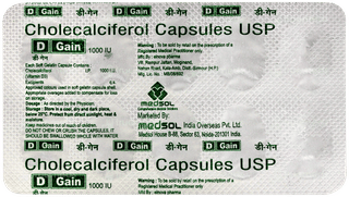 D Gain 1000Iu Capsule 10