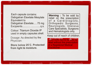 Dabiclot 75 Capsule 10