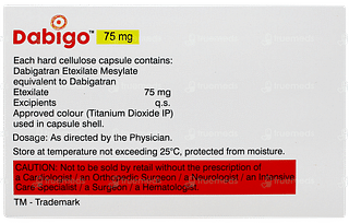 Dabigo 75mg Capsule 10