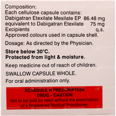 Dabistar 75 Capsule 10 Dabistar 75 Capsule 10