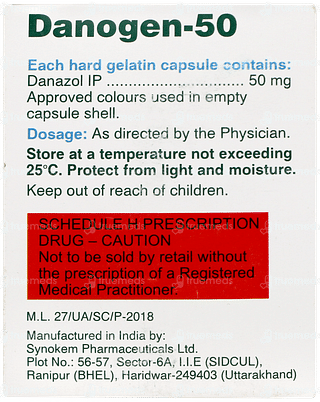 Danogen 50 Capsule 10