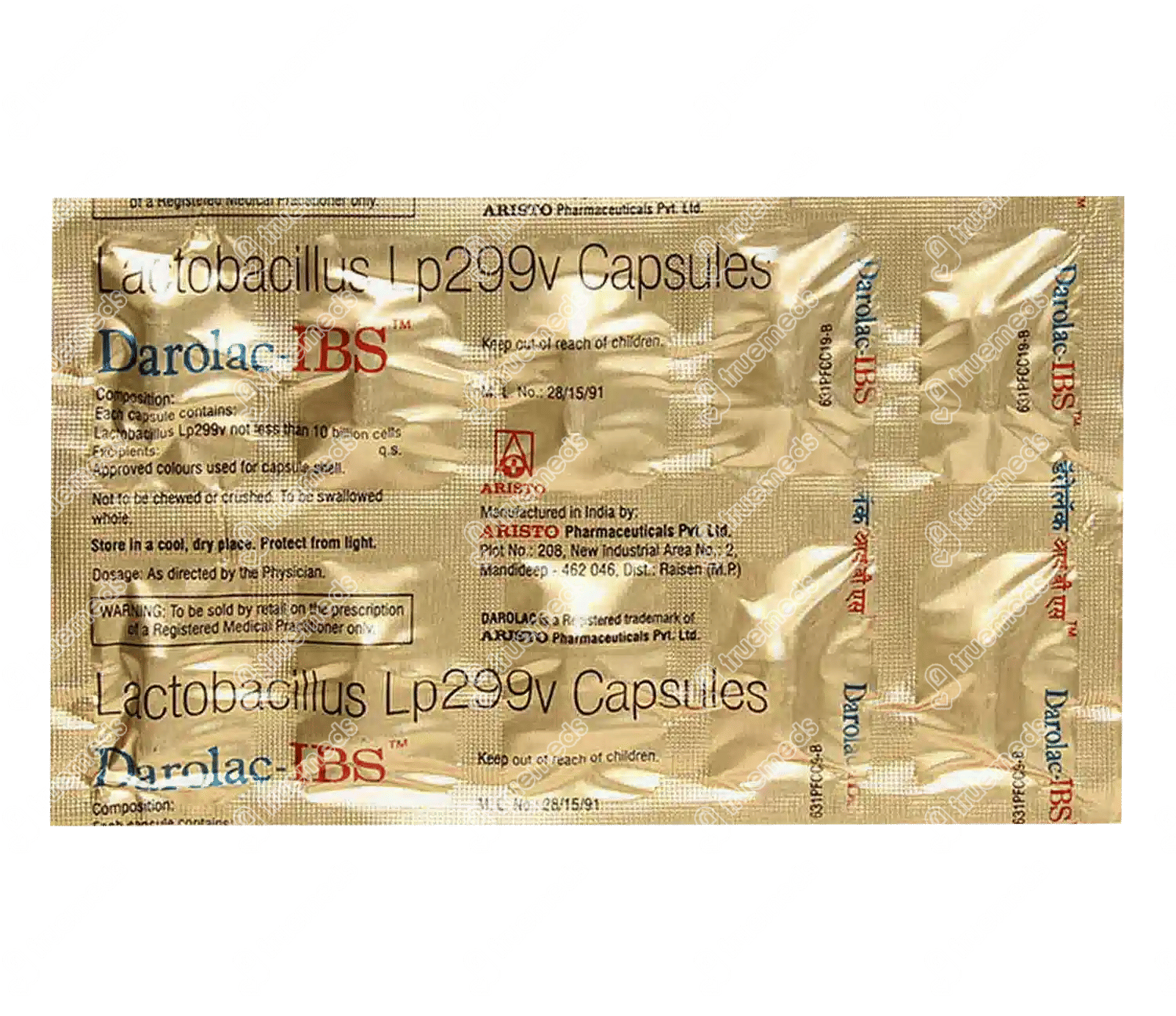 Darolac Ibs 10 Biu Capsule 10 Uses, Side Effects, Dosage, Price