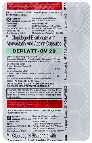 Deplatt Cv 20 Capsule 10