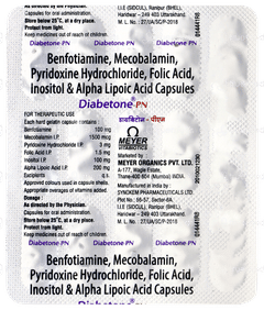 Diabetone Pn Capsule 15 Diabetone Pn Capsule 15